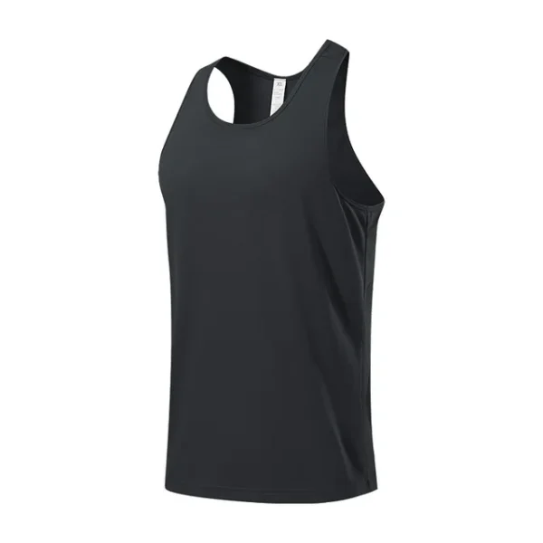 2Pcs Stretch Mesh Racerback Vest Men 2023 Summer New Sports Fitness Gym Running Training Vest Sweat Wicking Casual Pullover Tops - Image 6